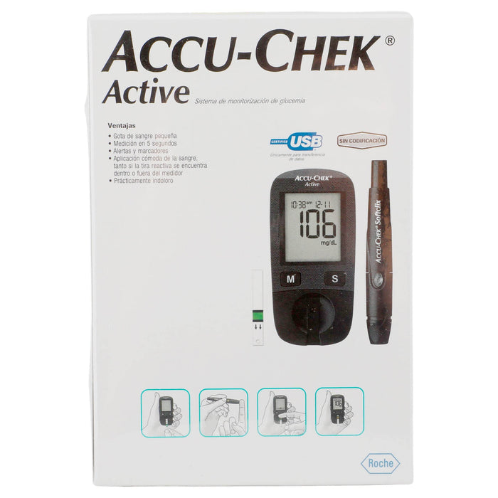 Accu-Chek Active Glucometro Kit - WeCare Pharma