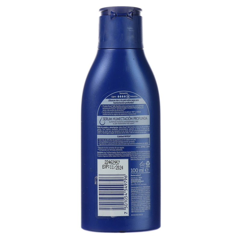 Nivea Milk Nutritiva Crema 100Ml - WeCare Pharma