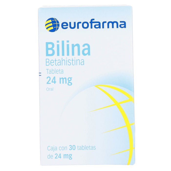 Bilina (Betahistina) Tabletas 24Mg Con 30 - WeCare Pharma