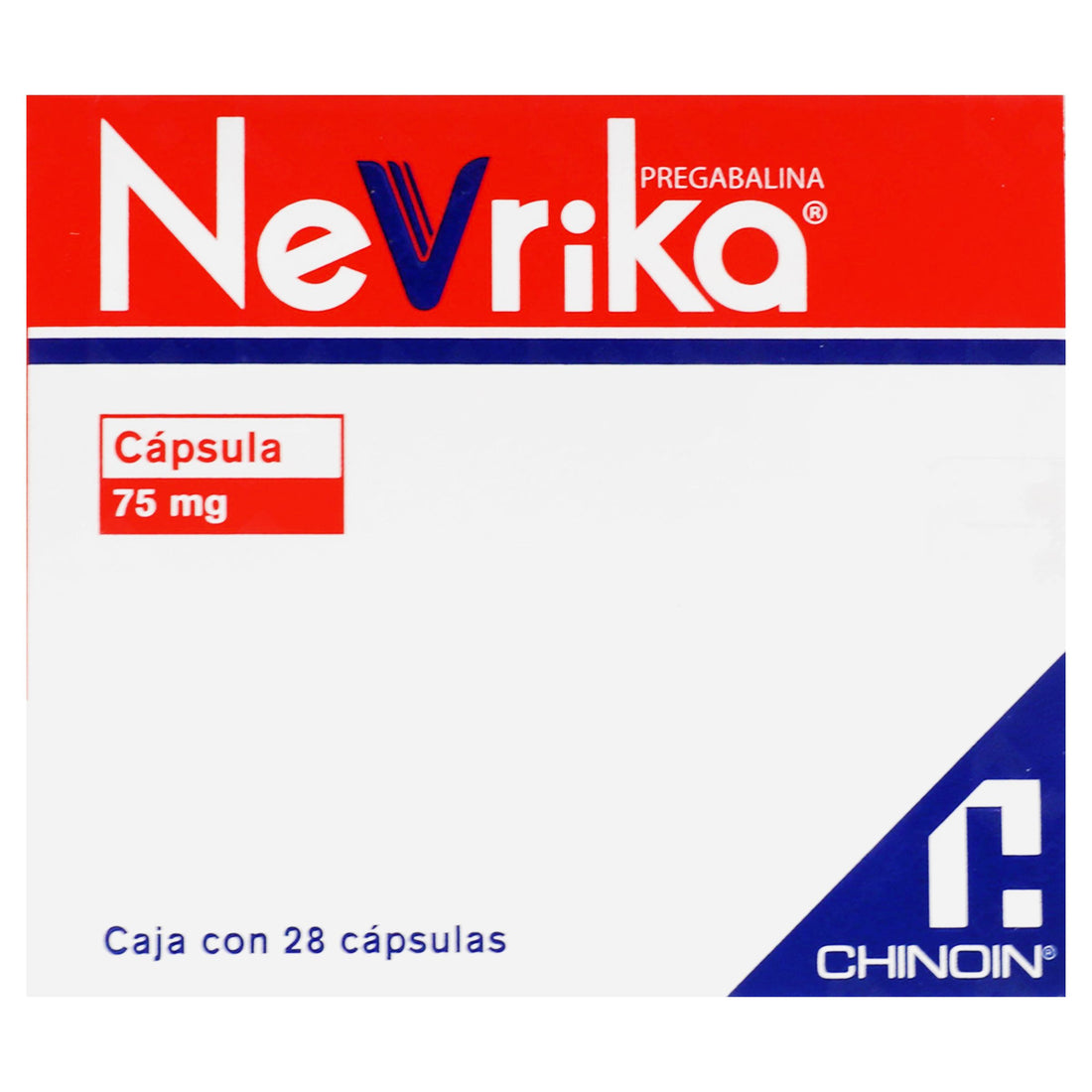 Nevrika 75Mg Con 28 Capsulas (Pregabalina) 6 - 7501088513589