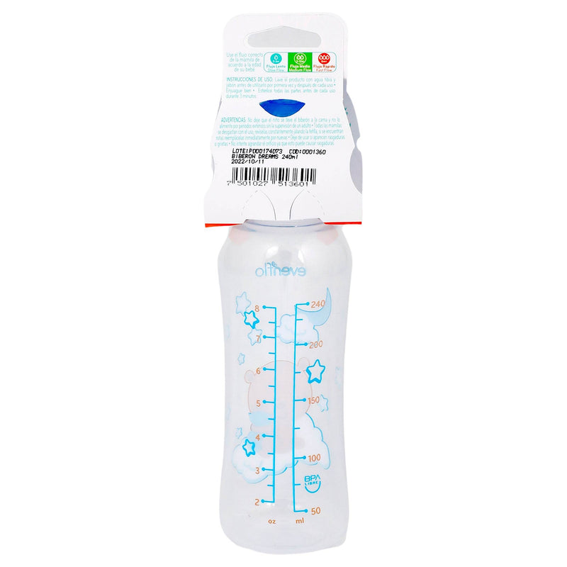 Biberon Dreams Flujo Medio 8Oz Evenflo - WeCare Pharma