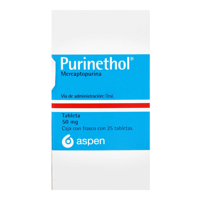 Purinethol (Mercaptopurine) Con 25 Tabletas De 50Mg - WeCare Pharma