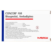 Concor Am 5Mg/5Mg Con 30 Tabletas (Bisoprolol/Amlodipino) - WeCare Pharma
