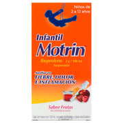 Motrin Infantil Jarabe 2G/100Ml120Ml (Ibuprofeno) - WeCare Pharma