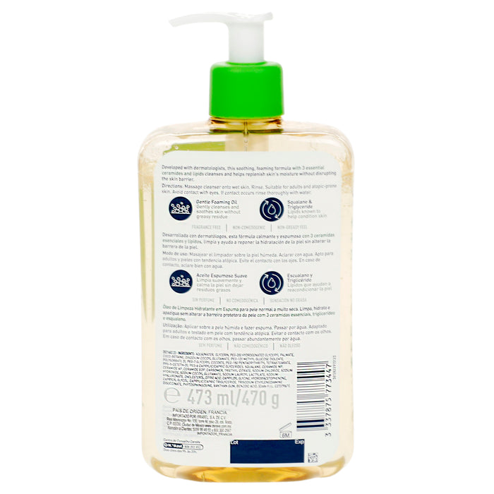 Cerave Limpiador Aceite Espumoso Hidratante 473Ml 6 - 3337875773447