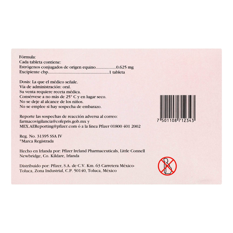 Premarin 0.625Mg Con 28 Tabletas (Estrogenos Conjugados) - WeCare Pharma