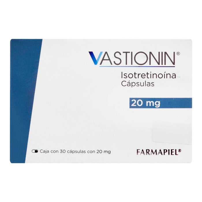 Vastionin (Isotretinoina) Capsulas 20Mg Con 30 - WeCare Pharma
