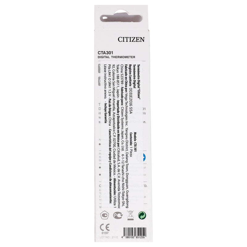 Termómetro Digital Citizen Cta-301 - WeCare Pharma