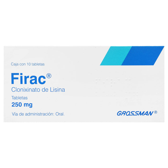 Firac 250Mg Con 10 Tabletas (Clonixinato De Lisina) - WeCare Pharma