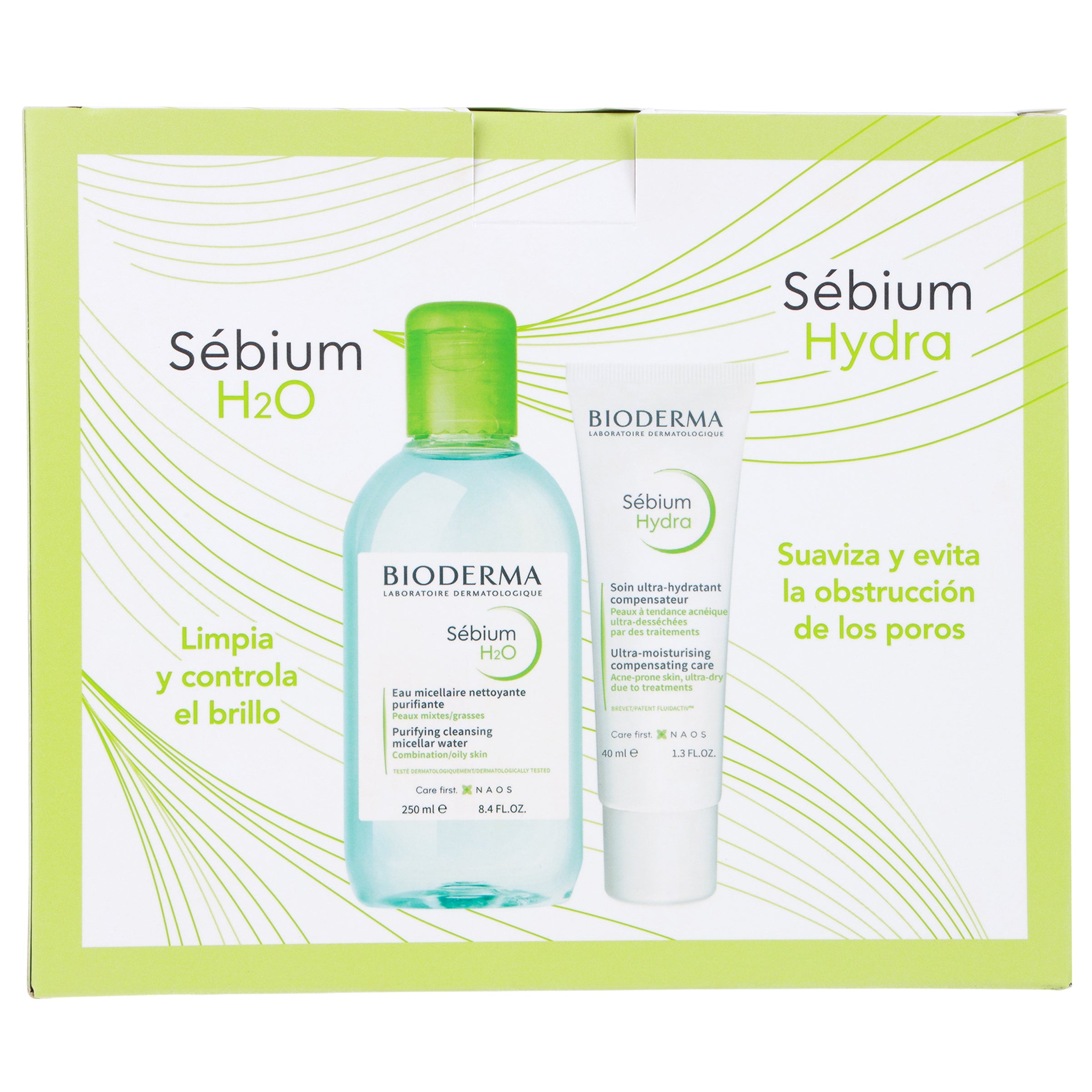 Bioderma Kit Sebium H2O 250Ml +Sebium Hydra 40Ml 7 - 7506307514668