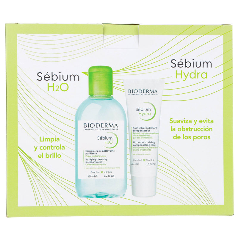 Bioderma Kit Sebium H2O 250Ml +Sebium Hydra 40Ml - WeCare Pharma