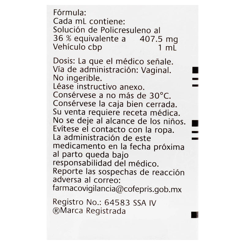 Albothyl Solución 407.5Mg/12Ml (Policresuleno) - WeCare Pharma