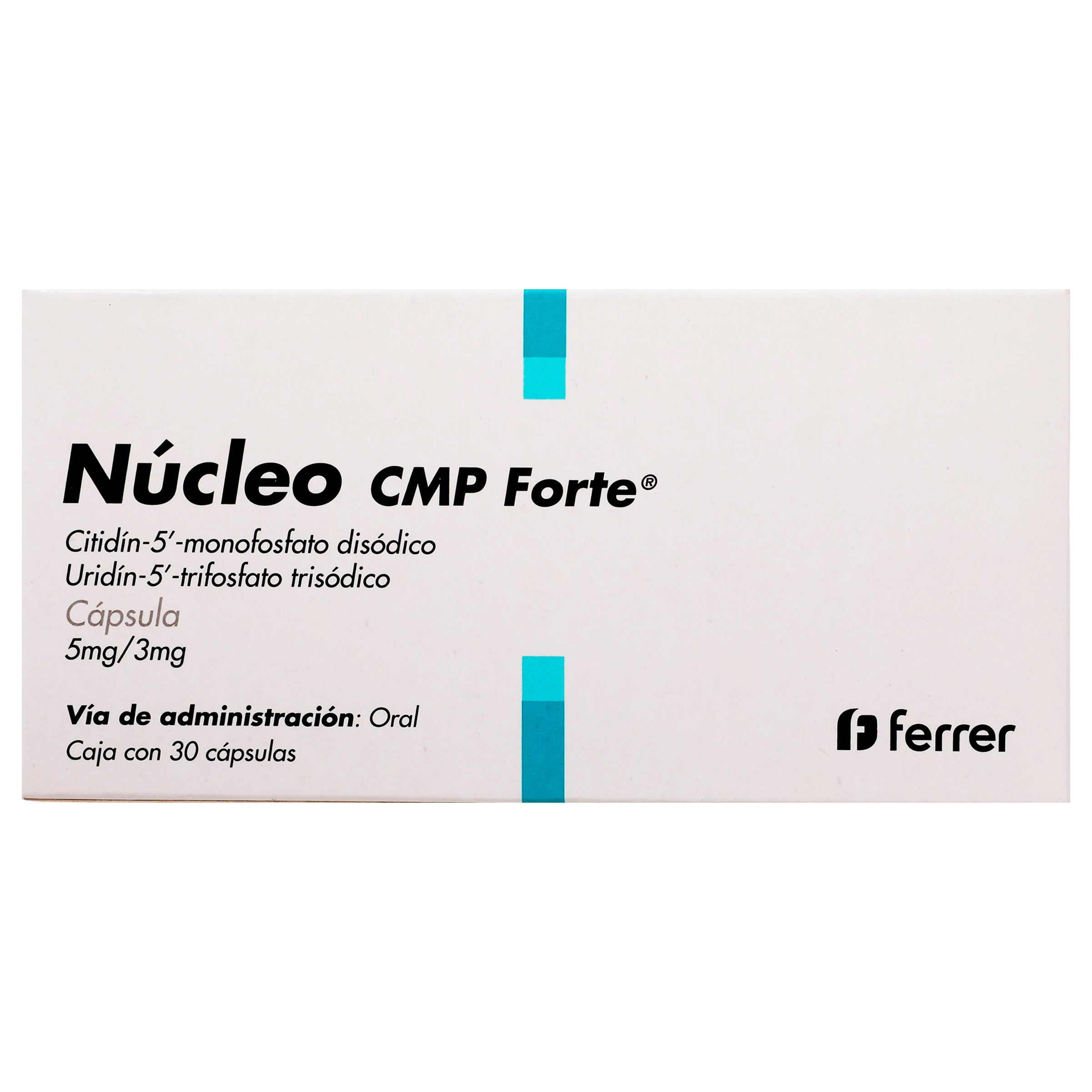 Nucleo Cmp Forte 5Mg/3Mg Con 30 Capsulas (Citidin 5/Uridin 5) 6 - 7503007704658