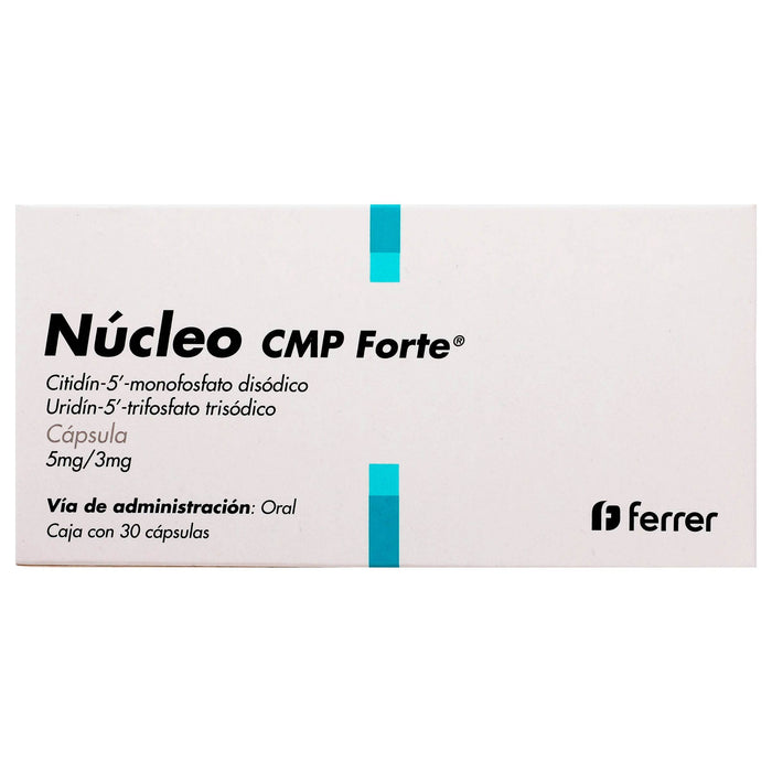 Nucleo Cmp Forte 5Mg/3Mg Con 30 Capsulas (Citidin 5/Uridin 5) - WeCare Pharma
