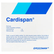 Cardispan 1G/5Ml Con 5 Ampulas (Levocarnitina) - WeCare Pharma