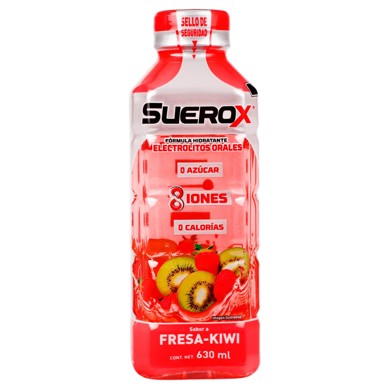 Suerox 8Iones Frasco 630Ml Fresa-Kiwi (Electrolitos Orales) - WeCare Pharma