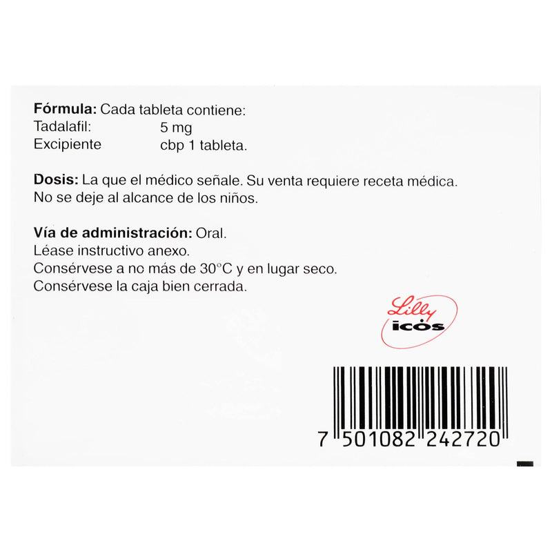 Cialis 5Mg Con 14 Tabletas (Tadalafil) - WeCare Pharma