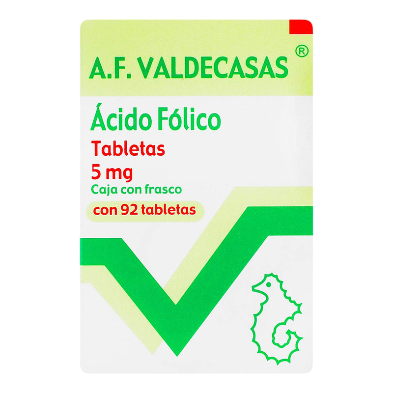 A.F. Valdecasas 5Mg Con 96 Tabletas (Acido Folico) - WeCare Pharma