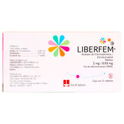 Liberfem 2Mg/0.03Mg Con 21 Tabletas (Acetato De Clormadinona) - WeCare Pharma