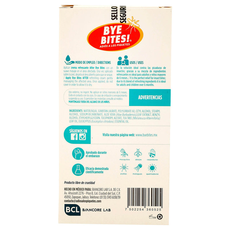 Repelente Bye Bites Crema 20G - WeCare Pharma