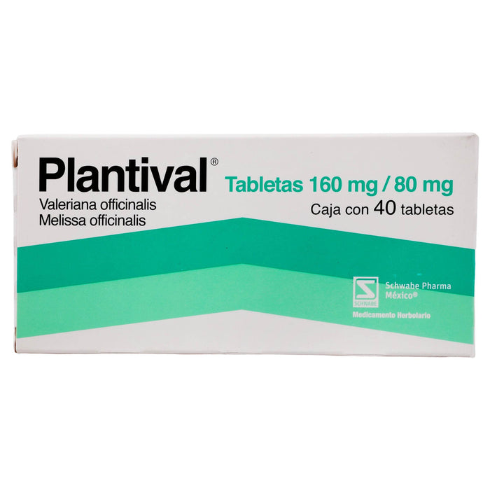Plantival 160Mg/80Mg Con 40 Tabletas (Valeriana Officinalis/Melissa Officinalis) - WeCare Pharma