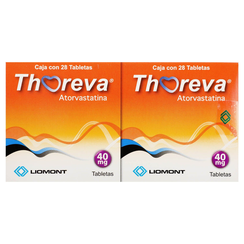 Thoreva Dual 40Mg Con 28 Tabletas (Atorvastatina) - WeCare Pharma