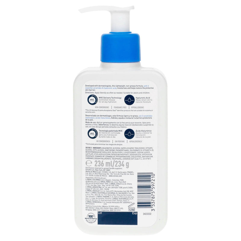 Cerave Loción Hidratante Sin Perfume 236Ml - WeCare Pharma