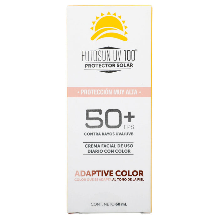 Bloqueador Fotosun Uv Con Color 100 Fps50 Crema 60Ml - WeCare Pharma