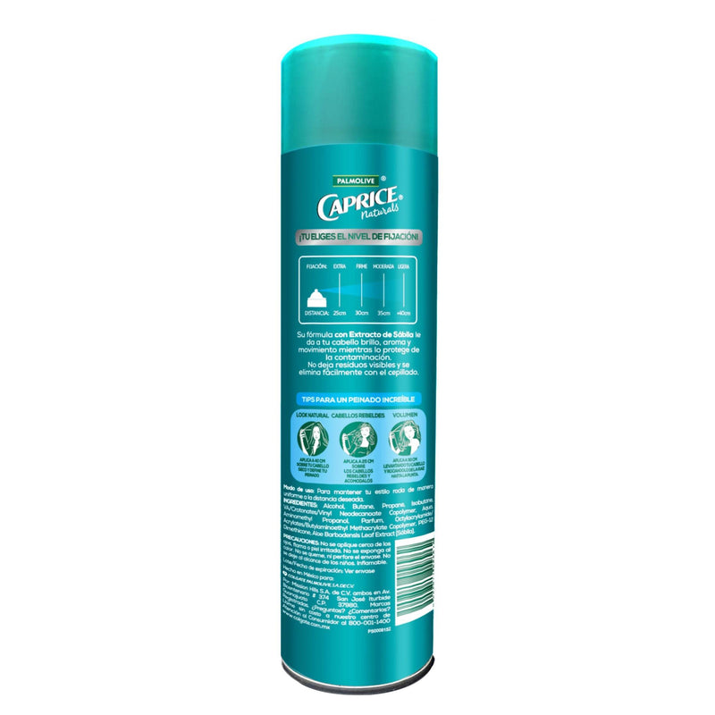Fijador Caprice Naturals Sábila Spray 316Ml - WeCare Pharma