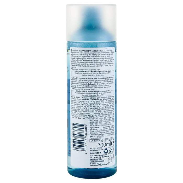 Eucerin Dermatoclean Loción Micelar 200Ml - WeCare Pharma