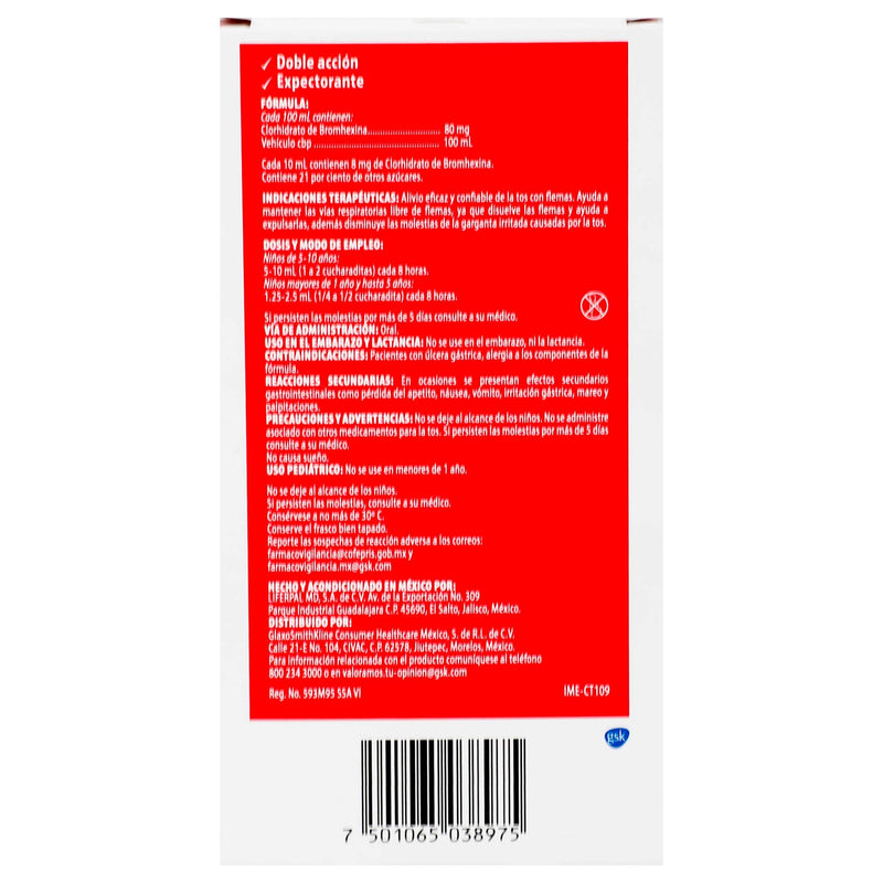 Tesacof Niños Solución 80Mg/100Ml (Bromhexina) - WeCare Pharma