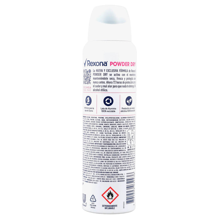 Desodorante Rexona Power Dry 72H Spray 150Ml - WeCare Pharma