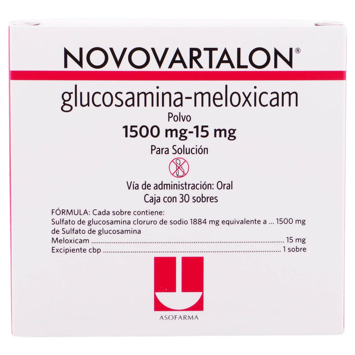 Novovartalon Sobre 1500Mg/15Mg Con 30 (Glucosamina/Meloxicam) - WeCare Pharma