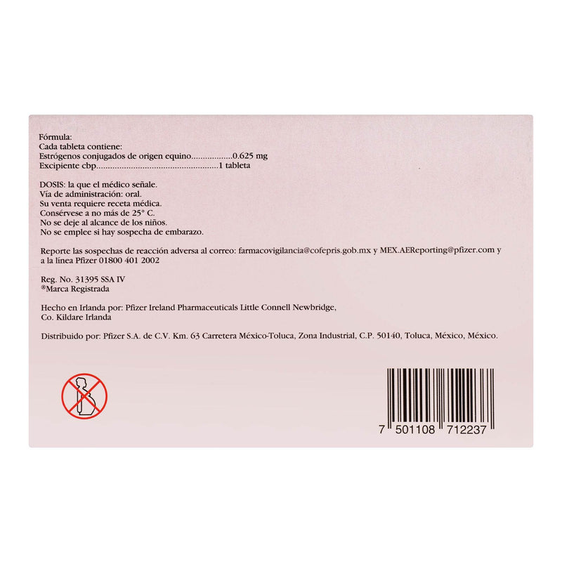 Premarin 0.625Mg Con 42 Tabletas (Estrogenos Conjugados) - WeCare Pharma