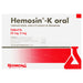 Hemosin-K Oral 25Mg/5Mg Con 32 Tabletas (Carbazocromo/ Bisulfito Sodico De Mediadiona) - WeCare Pharma