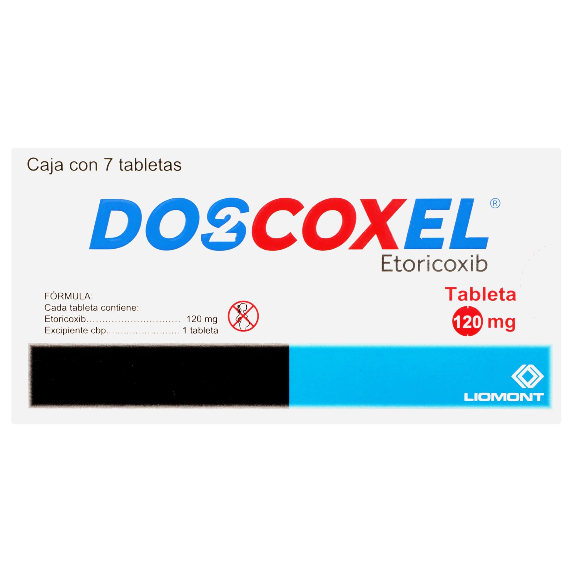 Doscoxel 120Mg Con 7 Tabletas (Etoricoxib) 6 - 7501299309186