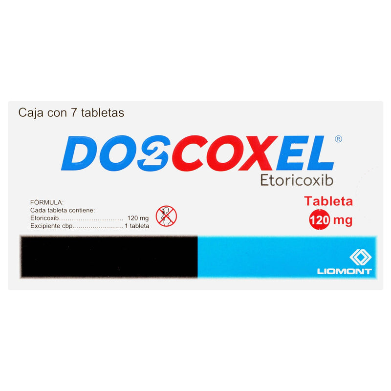 Doscoxel 120Mg Con 7 Tabletas (Etoricoxib) - WeCare Pharma