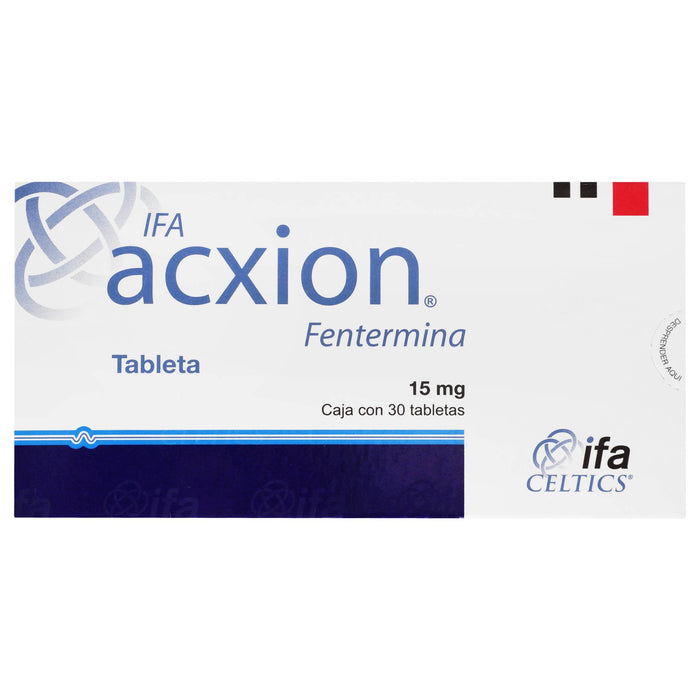 Ifa Acxion (Fentermina) Tabletas 15Mg Con 30 - WeCare Pharma