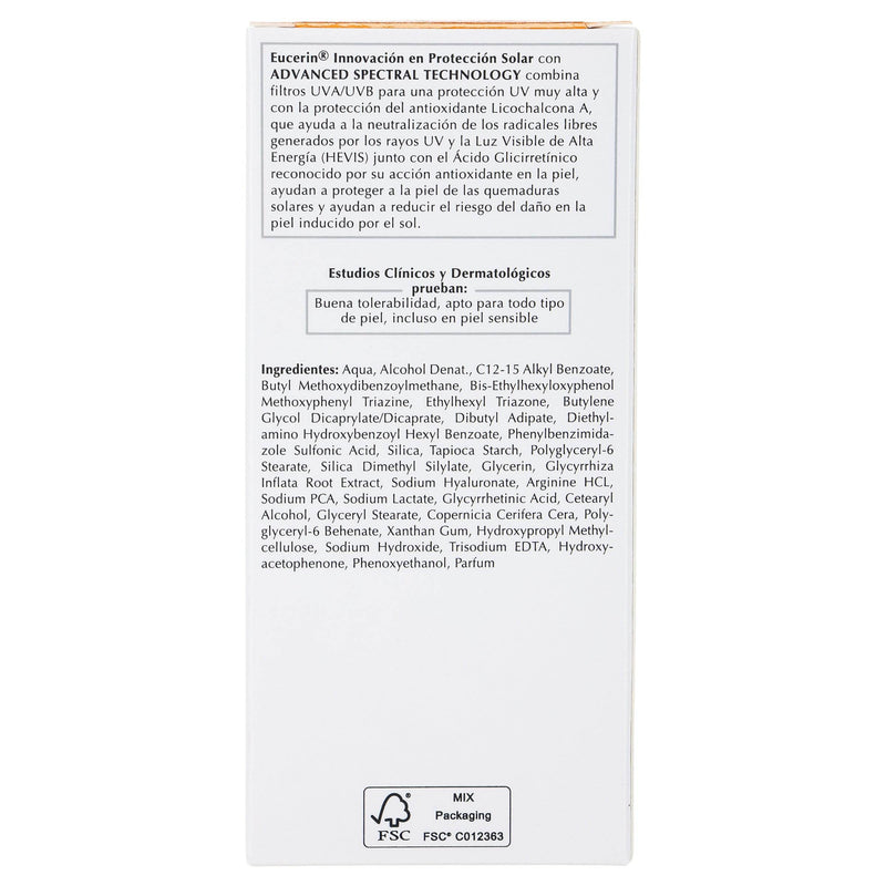 Eucerin Protector Solar Hydro Fluido Fps50 50Ml - WeCare Pharma