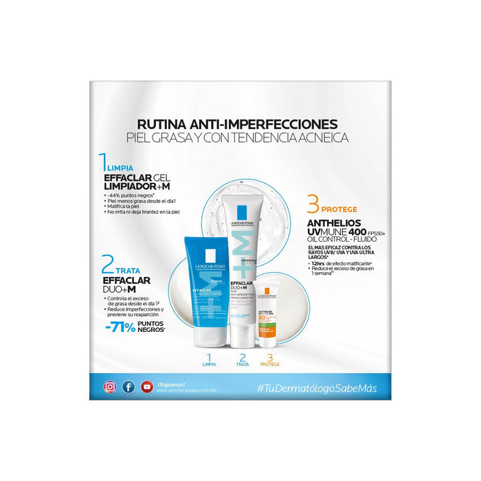La Roche -Posay Kit Effaclar Duo+M Con 3 - WeCare Pharma