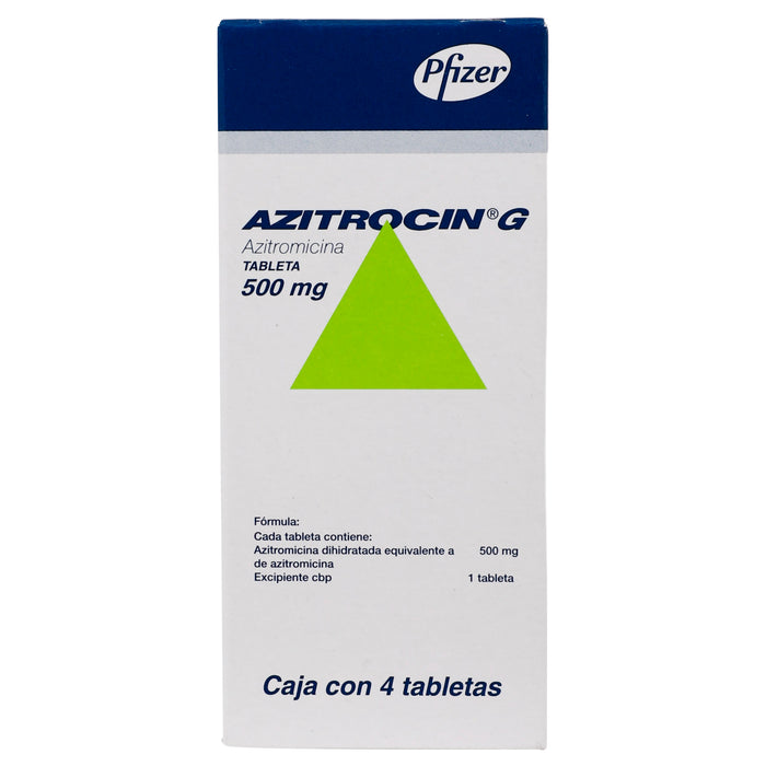 Azitrocin G 500Mg Con 4 Tabletas (Azitromicina) 6 - 7501287687289