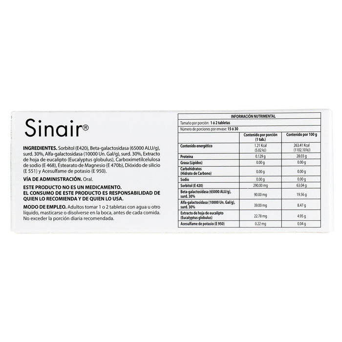 Sinair 65000 Alu/G Beta-Galactosidasa Y 10000 Un. Gal/G De Alfa-Galactosidasa Con 30 - WeCare Pharma