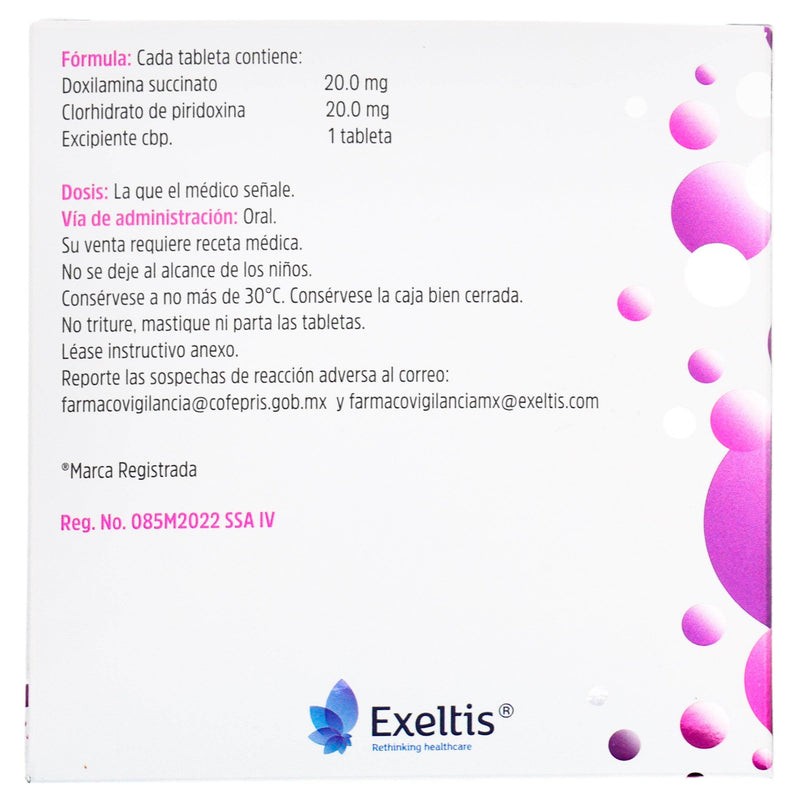 Bonjesta 20Mg/20Mg Con 20 Tabletas (Doxilamina Succinato/Piridoxina Hci) - WeCare Pharma
