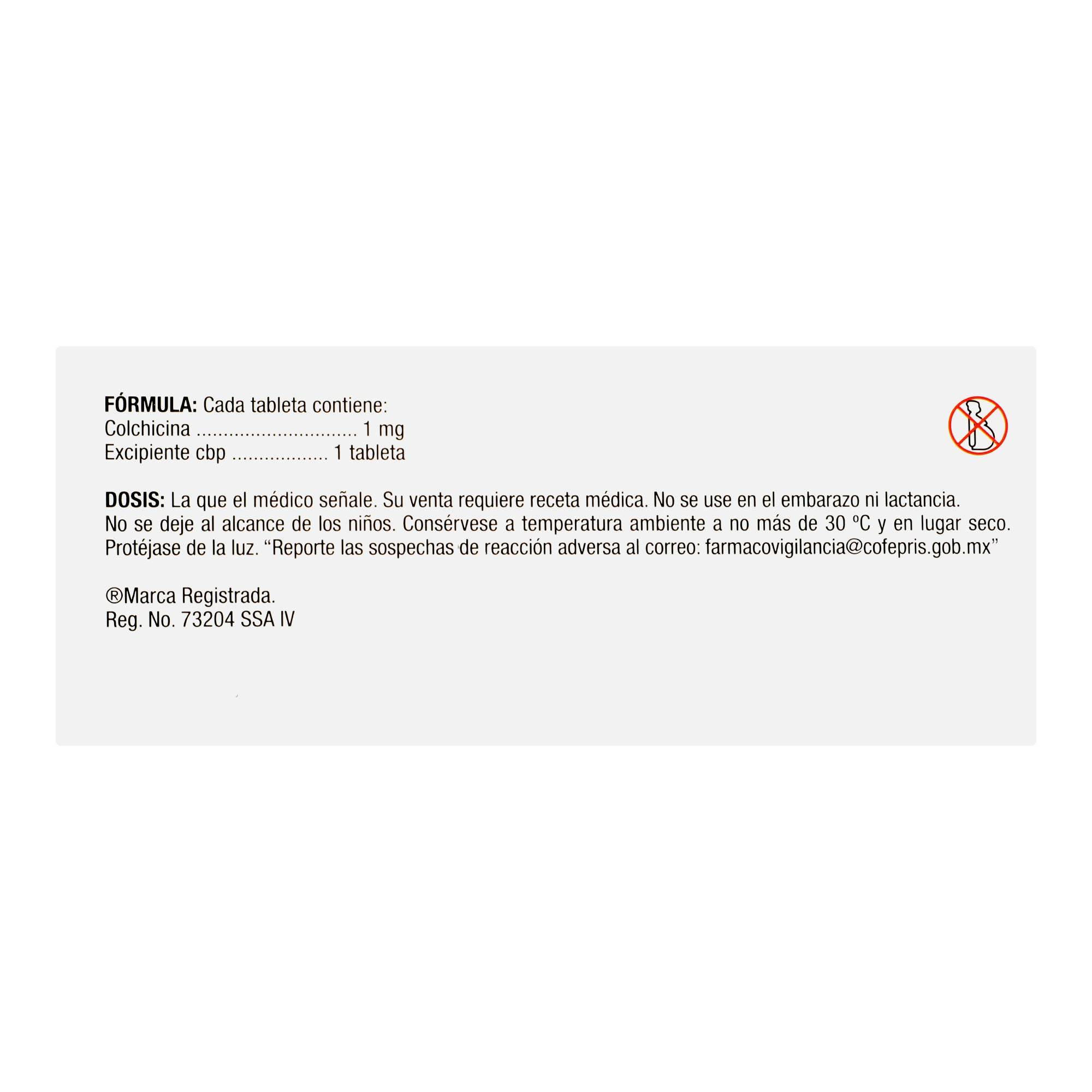 Colchiquim 1Mg Con 20 Tabletas (Colchicina) — WeCare Pharma