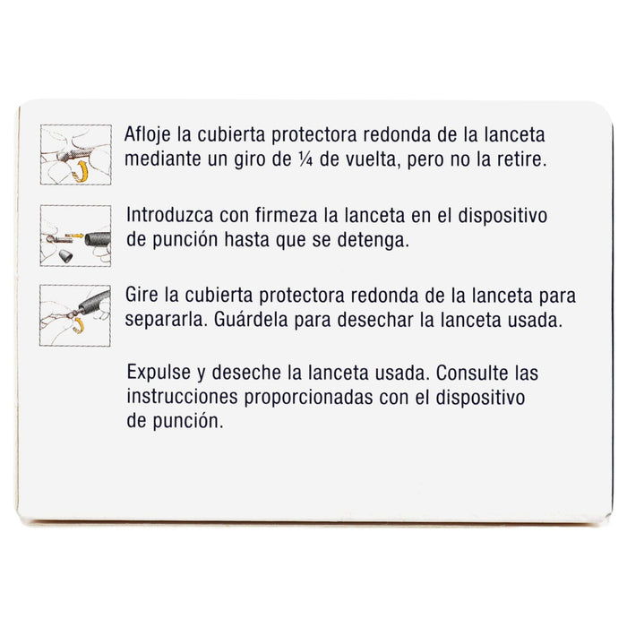 Microlet Ascencia Lancetas Con 25 - WeCare Pharma