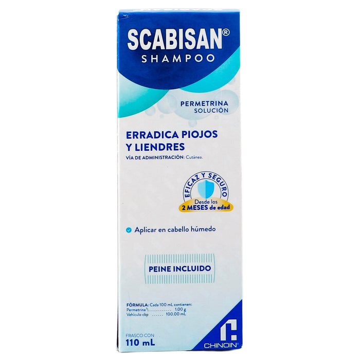 Scabisan Shampoo Solución 110Ml (Permetrina) - WeCare Pharma