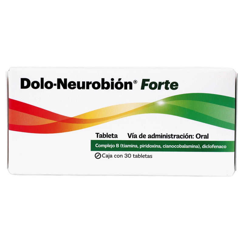 Dolo-Neurobion Forte Con 30 Tabletas (Diclofenaco/Vit B) - WeCare Pharma
