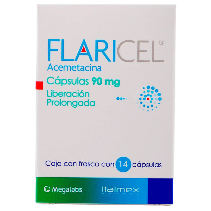 Flaricel 90Mg Con 14 Capsulas (Acemetacina) - WeCare Pharma