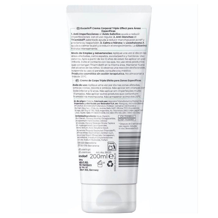 Eucerin Dermo Pure Oil Control Crema Corporal 200Ml - WeCare Pharma