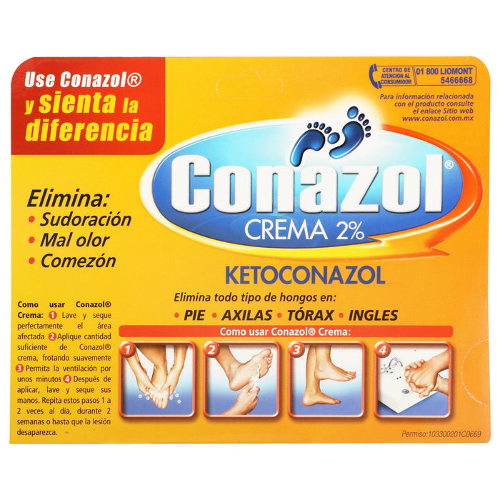 Conazol Ketoconazol Crema 30G - WeCare Pharma